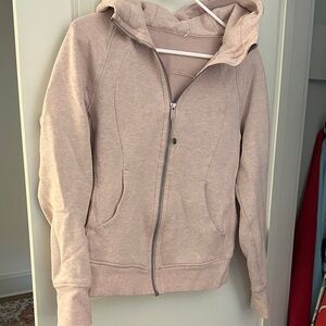 Lululemon Pink Heather Scuba Hoodie Size 6